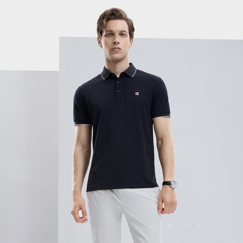 男子经典商务短袖POLO
