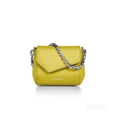 Tiffany T 系列黄水晶色皮革 Nano 包袋