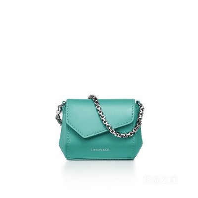 Tiffany T 系列 Tiffany Blue® 蒂芙尼蓝色皮革 Nano 包袋