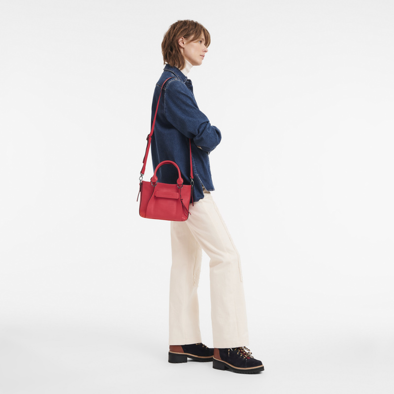 Longchamp 3D 手提包 S - 红色