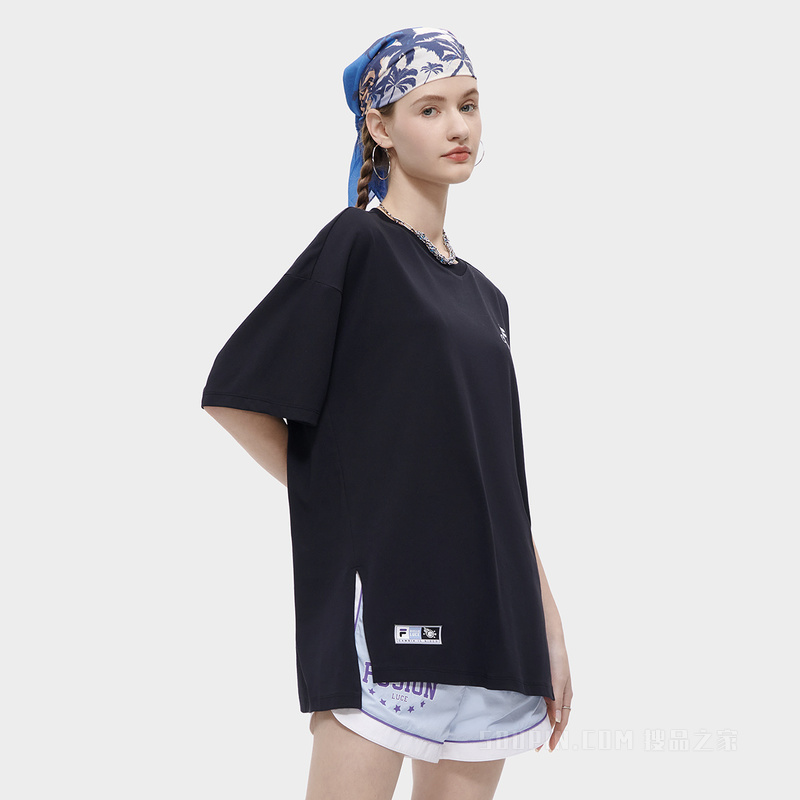 女子潮流运动超宽松短袖T恤