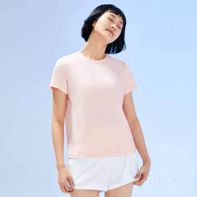 安踏综训系列燃脂训练冰肤科技女短袖针织T恤衫