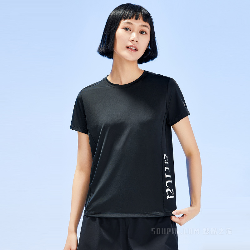 安踏综训系列燃脂训练冰肤科技女短袖针织T恤衫