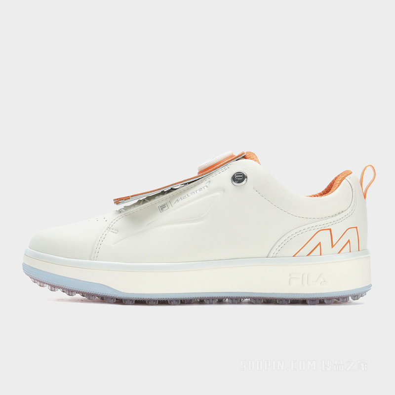 FILA GOLF x McLAREN 迈凯伦联名系列何沐妮同款GF 1911 TRAINER女子软钉高球鞋