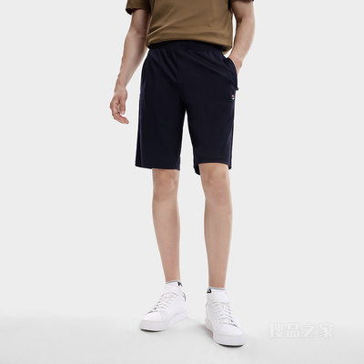 男子经典商务针织五分裤