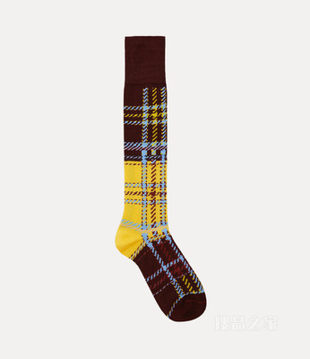 Macandy Tartan Knee High Socks