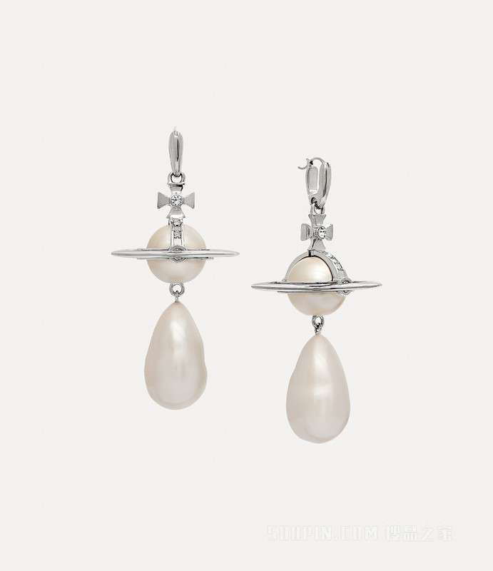 Giant Pearl Drop Earrings