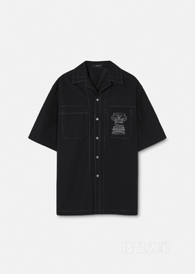刺绣La Colonna衬衫