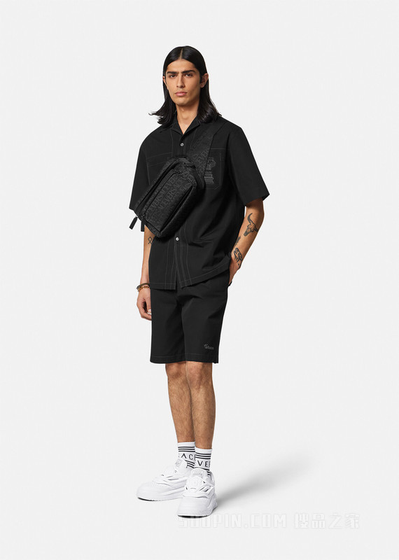 刺绣La Colonna衬衫