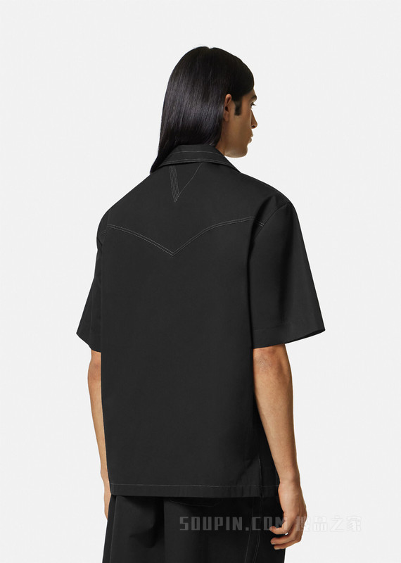 刺绣La Colonna衬衫