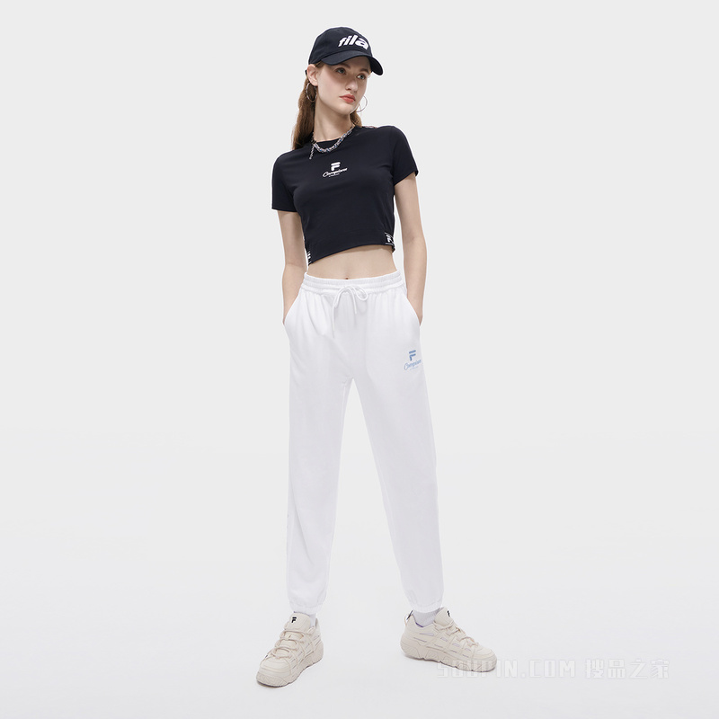 女子潮流运动修身短袖T恤
