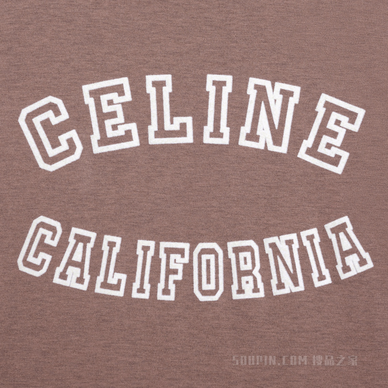 CALIFORNIA棉质平纹针织70年代风格T恤 27690