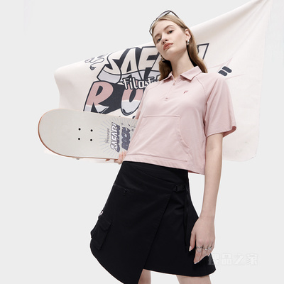 女子潮流运动宽松短袖POLO