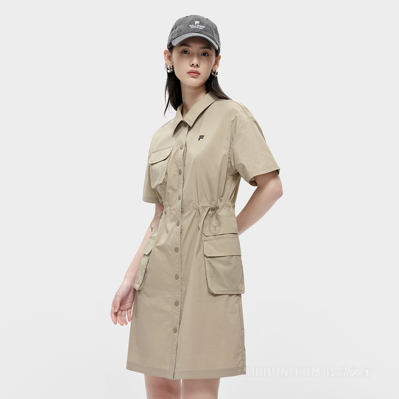女子潮流运动宽松连衣裙