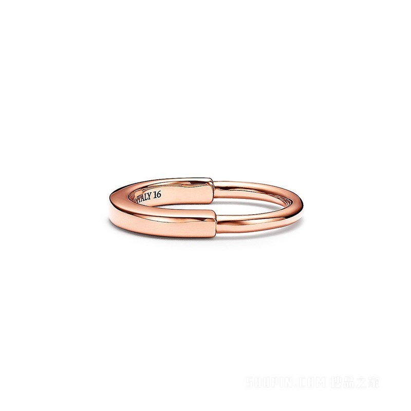 Tiffany Lock 系列 18K 玫瑰金戒指