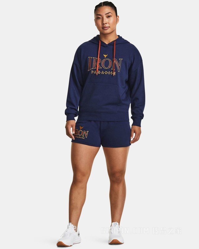 女士Project Rock强森Everyday棉织短裤