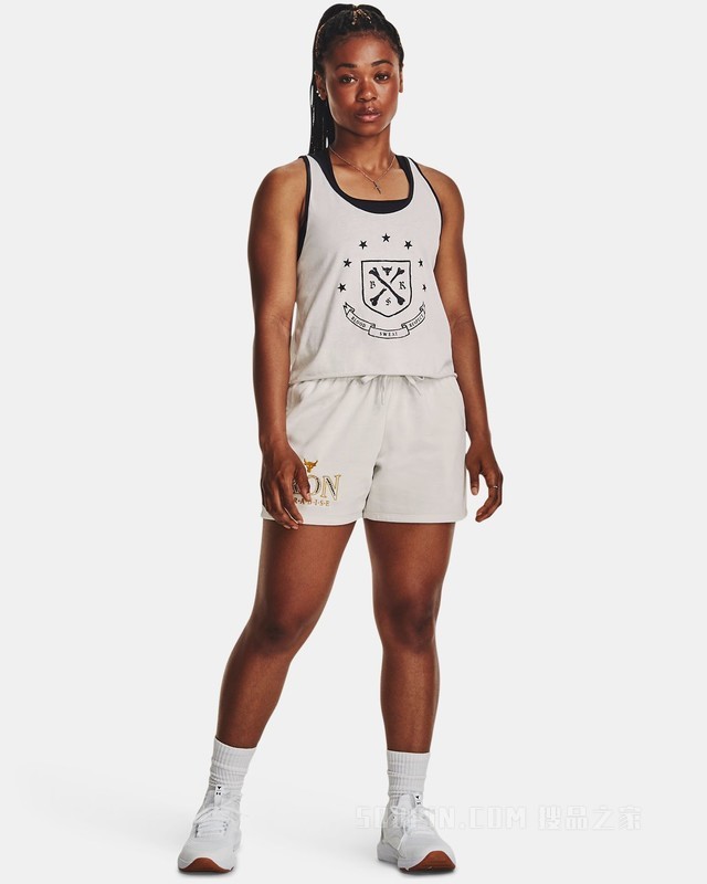 女士Project Rock强森Everyday棉织短裤