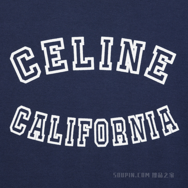 CALIFORNIA棉质平纹针织70年代风格T恤 27658