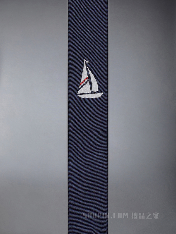 [早秋新品][礼物]男士经典提花帆船领带