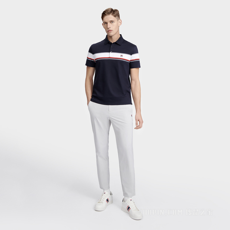 男子经典商务短袖POLO