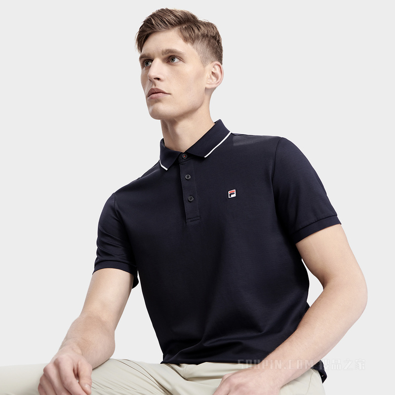 男子经典商务短袖POLO