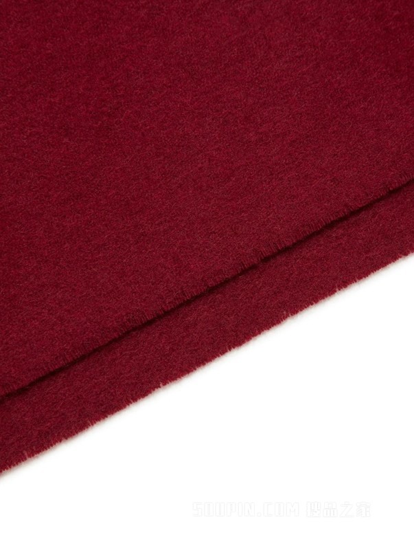 23新款秋季女装纯羊毛时尚金属字母流苏边围巾AW0AW15349