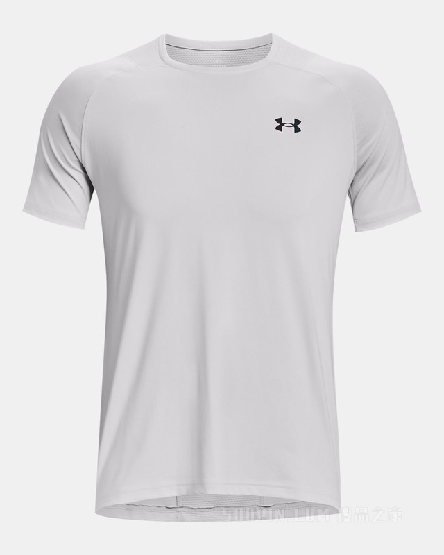 男士UA RUSH压纹短袖T恤