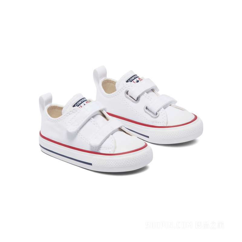 【婴童】All Star 2V婴童魔术贴低帮帆布鞋 童款 白色