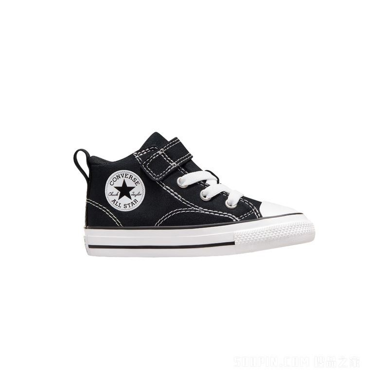 【婴童】莫尔登All Star婴童魔术贴板鞋 童款 黑色