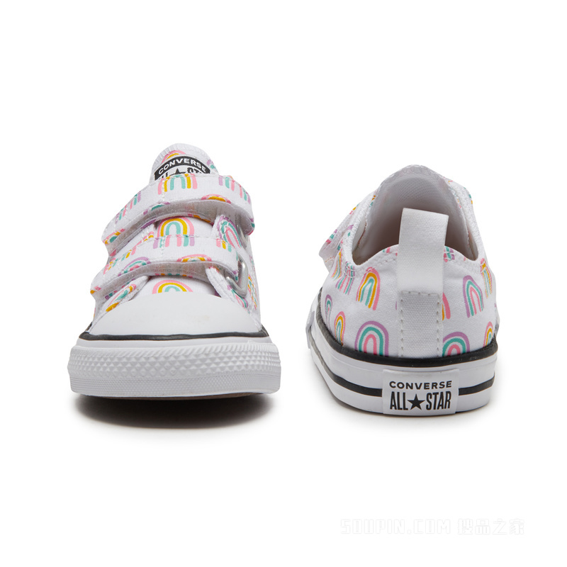 【婴童】All Star 2V婴童彩虹低帮帆布鞋 童款 白色