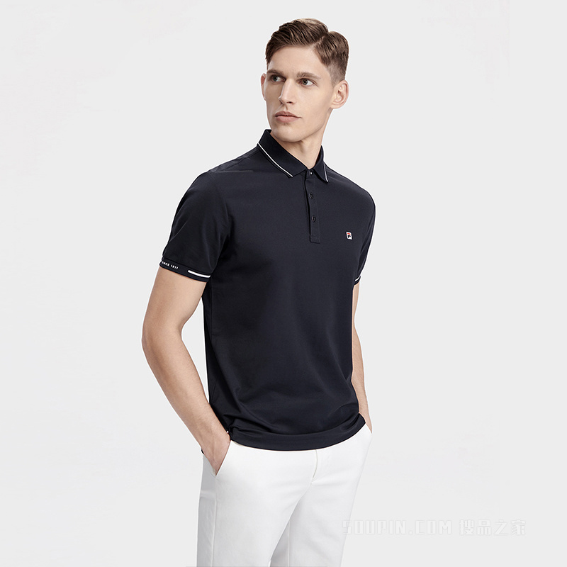 男子经典商务短袖POLO
