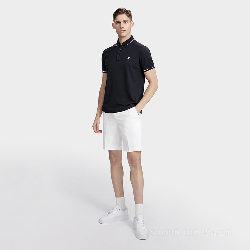 男子经典商务短袖POLO