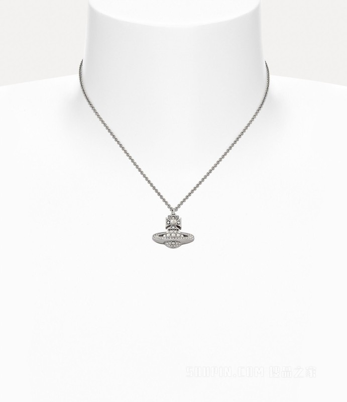 Luzia Bas Relief Pendant Necklace