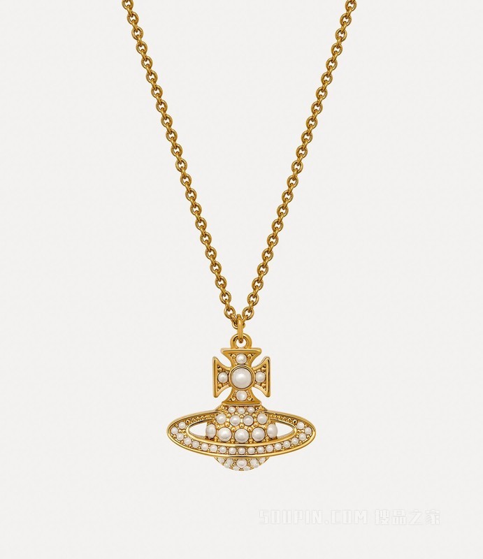 Luzia Bas Relief Pendant Necklace