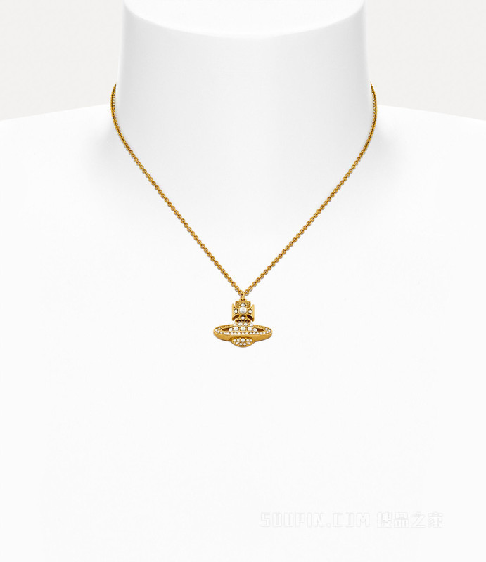 Luzia Bas Relief Pendant Necklace