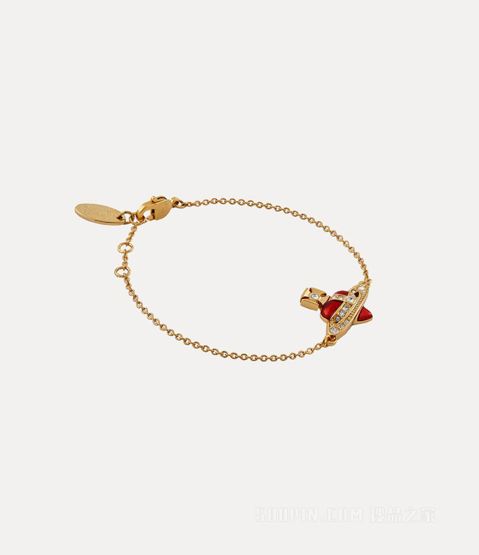 New Diamante Heart Bracelet