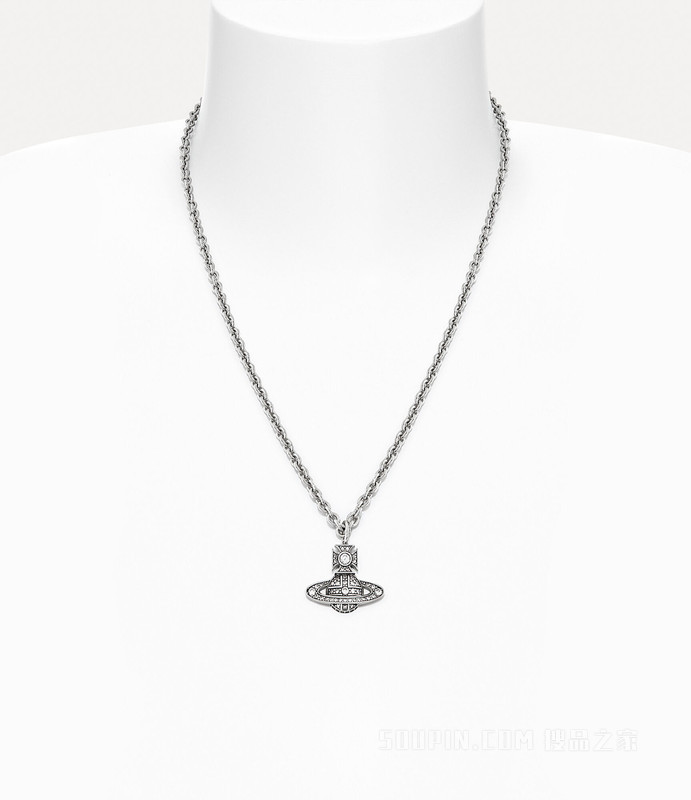 Man. Carmelo Bas Relief Pendant Necklace