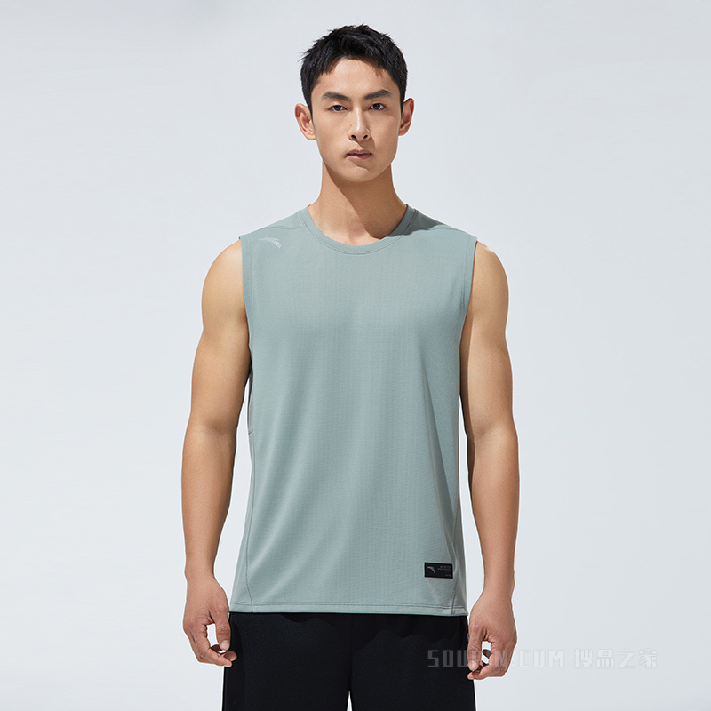 安踏综训系列吸湿速干科技男子针织运动背心