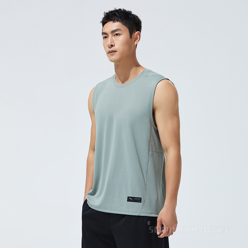 安踏综训系列吸湿速干科技男子针织运动背心