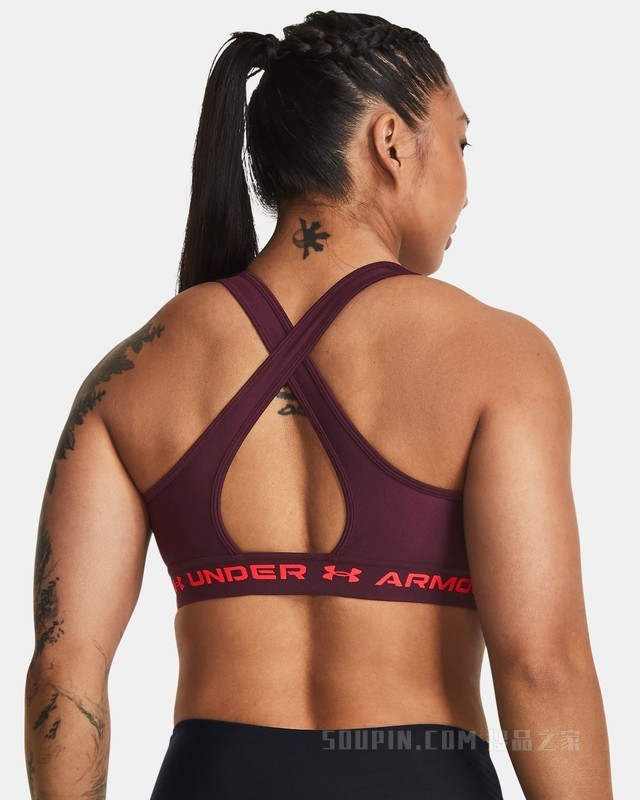 女士Armour Crossback运动内衣—中强度