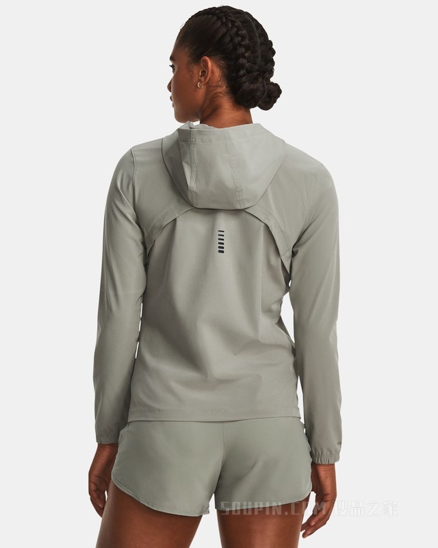 女士UA Out The Storm跑步夹克