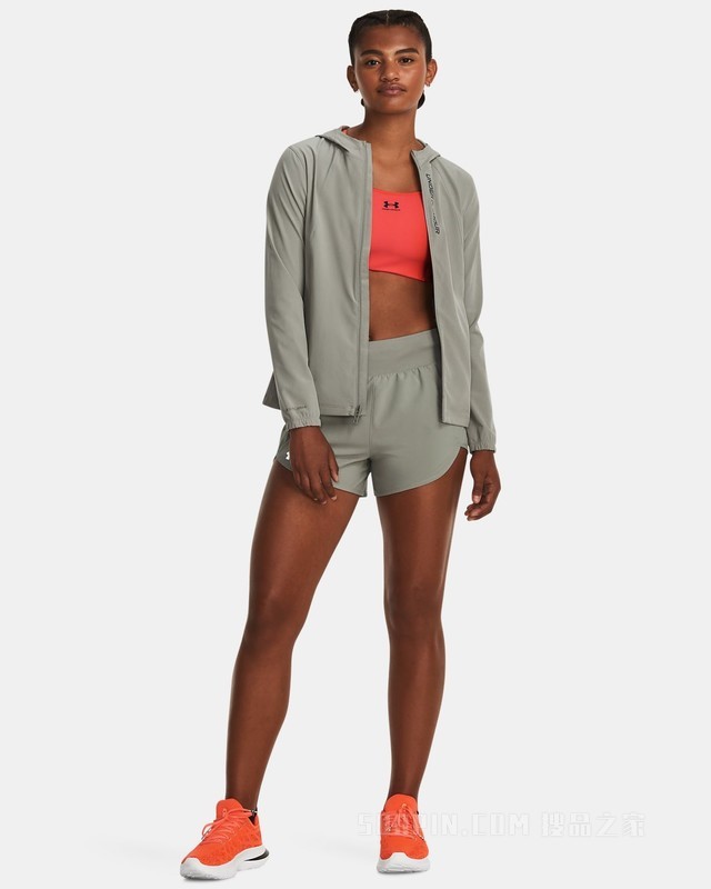 女士UA Out The Storm跑步夹克