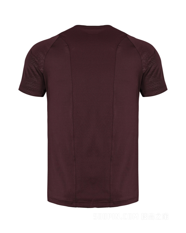 男子UA RUSH压纹短袖T恤