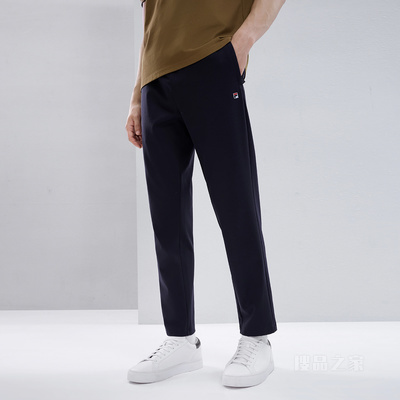 男子经典商务针织长裤