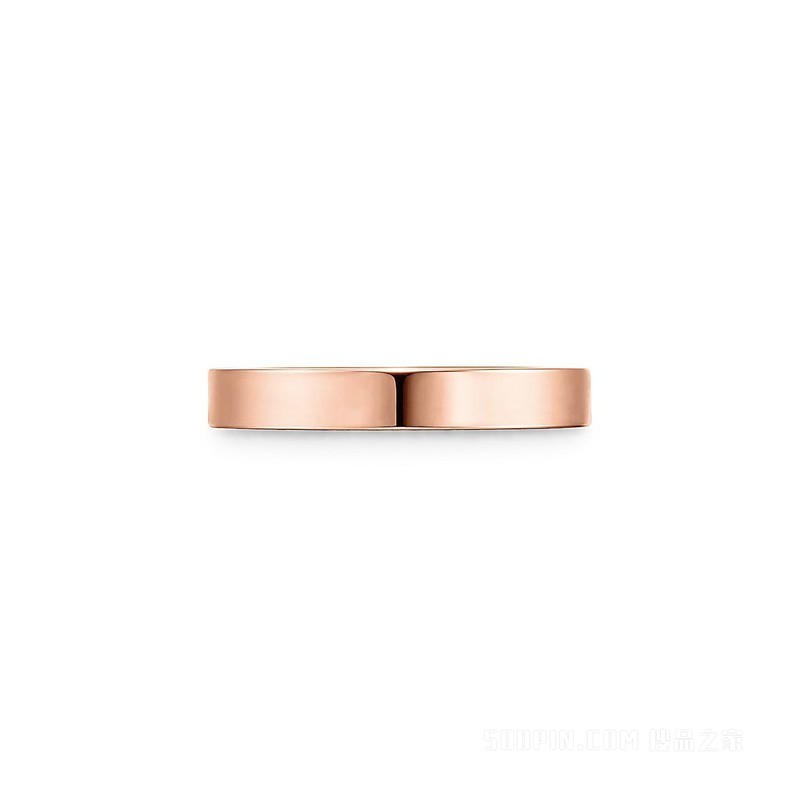 Tiffany & Co.® 系列 18K 玫瑰金镶钻戒指