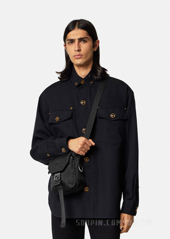 Versace Allover Neo Nylon斜挎包