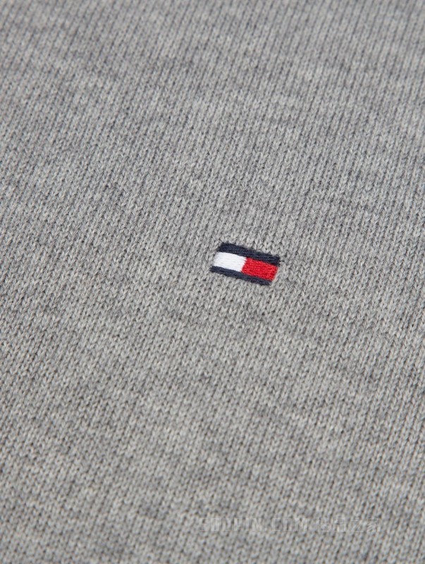 23新款秋冬男装纯棉简约绣标拉链半襟立领合身针织衫02698