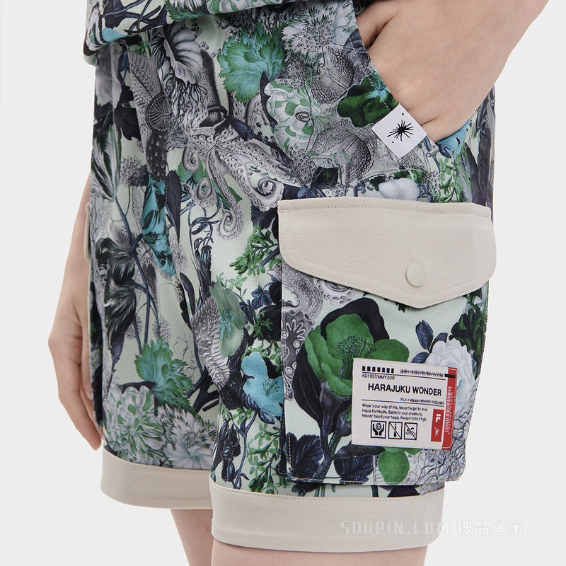 FILA × MAISON MIHARA YASUHIRO联名女子针织短裤