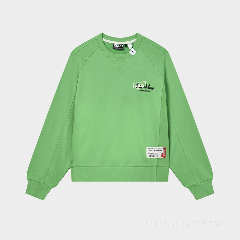 FILA × MAISON MIHARA YASUHIRO联名女子套头卫衣