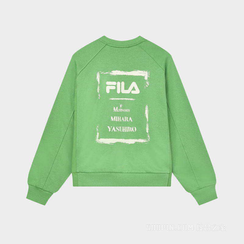 FILA × MAISON MIHARA YASUHIRO联名女子套头卫衣